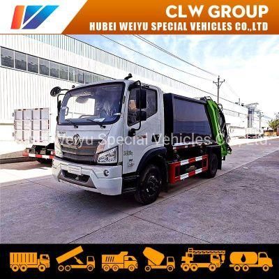 Foton Rowor 7000liters 7cbm 6tons 4X2 Compactor Garbage Truck Trash Collection Truck Waste Removal Truck