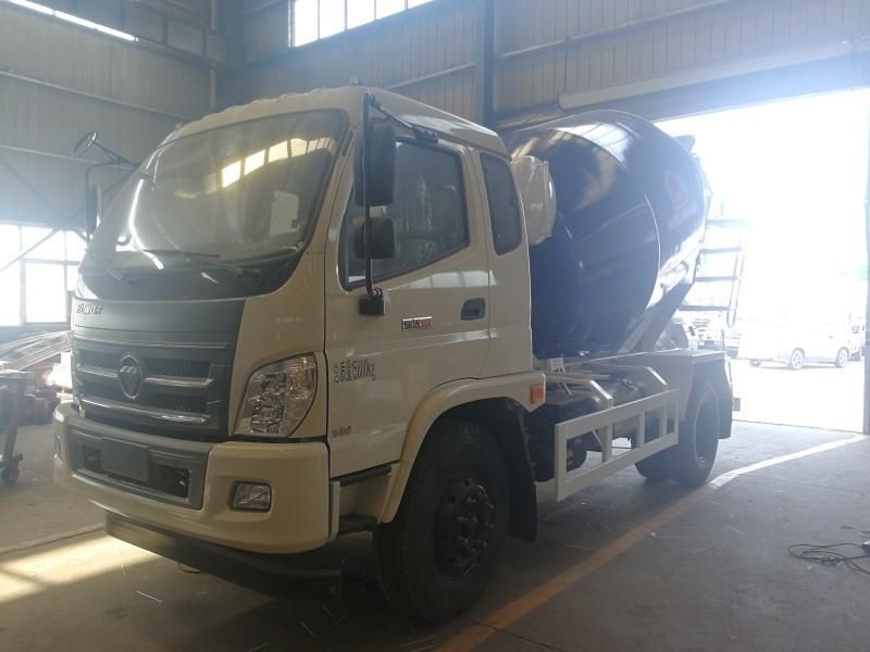 China Good Band 4X2 Type 5m3 6m3 Foton Concrete Mixer Truck