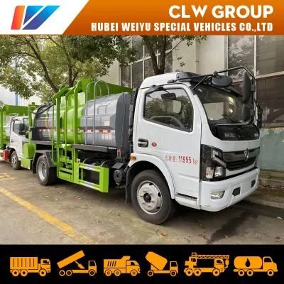 Hot Sale China Dongfeng 4cbm/5cbm/6cbm Garbage Collection Vehicle Equipment 4000L/5000L/6000liters Mobile Kitchen Garbage Truck