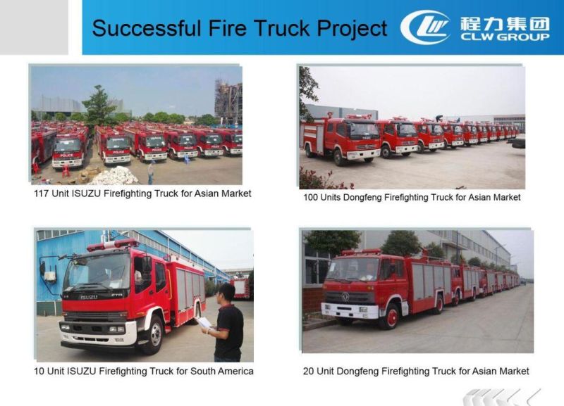I′suzu 4X2 Fire Fighting Truck for South America