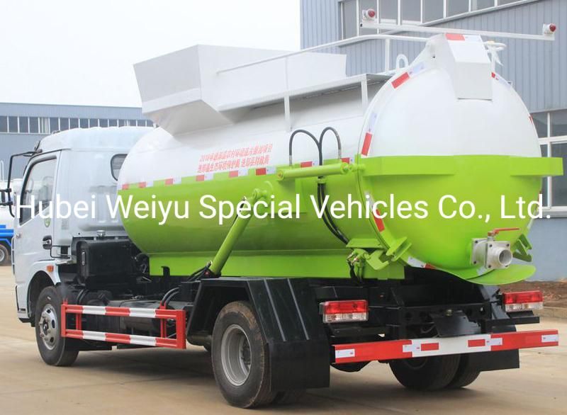 Kitchen Food Waste Truck 4*2 Drum Tank 8, 000 Liters -12, 000 Liters Food Recycling Truck