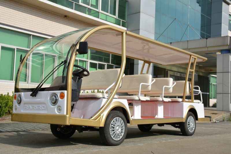 Beautiful Design China 14 Seater Electric Shuttle Bus Sightseeing Car