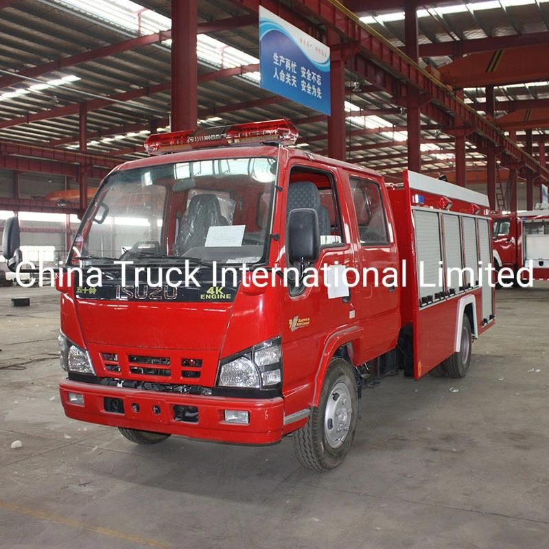 Isuzu Npr 600p 4*2 120HP Fire Emergency Vehicle