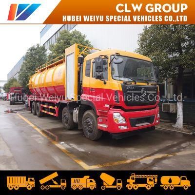 8X4 Dongfeng Kinland 25m3 Heavy Duty High Pressure 25000litres Sewage Suction Jetting Truck with High Pressure Hose for Sale
