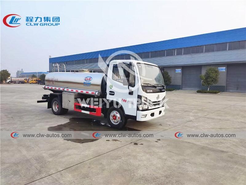 Dongfeng Duolicar Light Truck 5000liters 5cbm 304 Stainless Steel Water Tank Delivery Truck