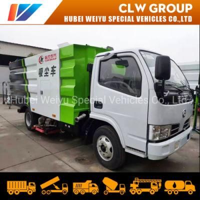 China Pavement Vacuum Cleaner Truck Dust Tank Powerful Blower Sidewalk Sweeper Supplier