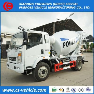 Sinotruk Homan 6 Wheeler Small 5m3 Concrete Mixer Truck