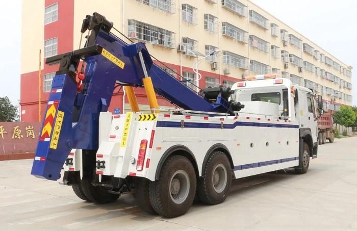 Road Rescue Heavy Duty Towing Wreckers HOWO 40-50 Tons Rotator Recovery Tow Truck