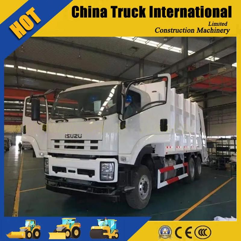 Isuzu Vc46 6X4 350HP Diesel Compression Garbage Truck