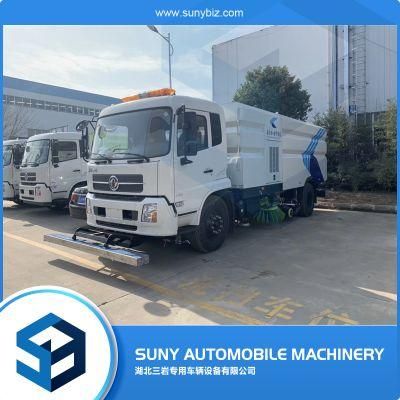 City Street and Runway and Airport Vacuum Road Sweeper Truck with 9m3 Water and 7m3 Garbage