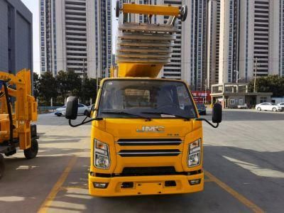 Jmc 12-18m High-Altitude Operation Truck Isolated Basket Crane Truck