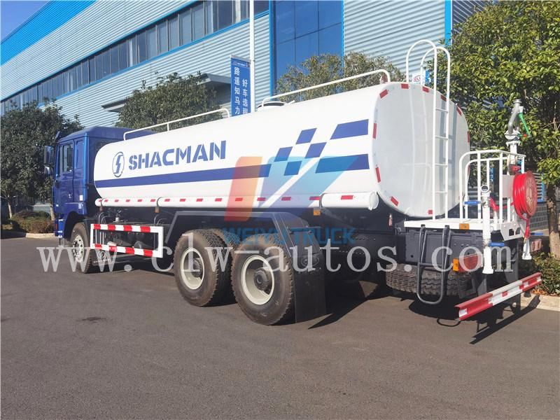 20000liters 20m3 20tons Shacman Water Transportation Tanker Truck Urban Cleaning Truck Water Sprinkler Truck Water Bowser Truck