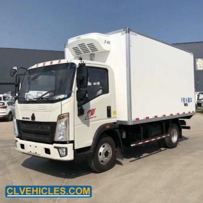 HOWO 4X2 8ton 10ton Refrigeration Truck Box Refrigerated Truck