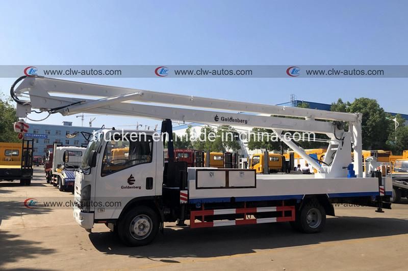 22 Meters Hydraulic Telescopic Boom Aerial Lifting Work Platform High Altitude Operation Truck with Working Bucket
