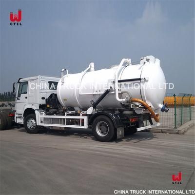 Sinotruk HOWO 6wheelers 4*2 Sewer Jet Truck 10 Cubic Meters 18m3 Sewer Jetting Truck