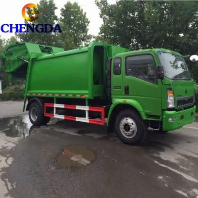 China HOWO 10m3 Compression Garbage Compactor Truck
