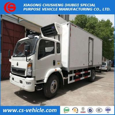 Dongfeng 4X2 3tons Refrigeration Box Truck Used Refrigerated Truck