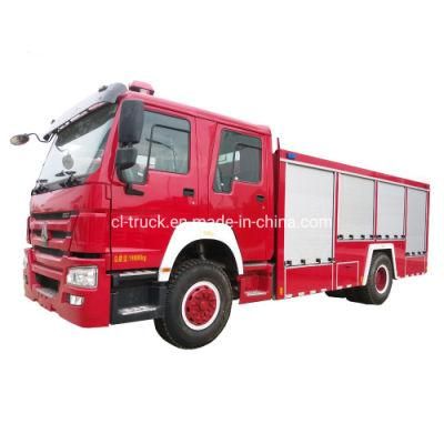 China Manufacturers 4*2 Sinotruk HOWO Brand 8, 000liter Water Tank Fire Fighting Truck for Sale