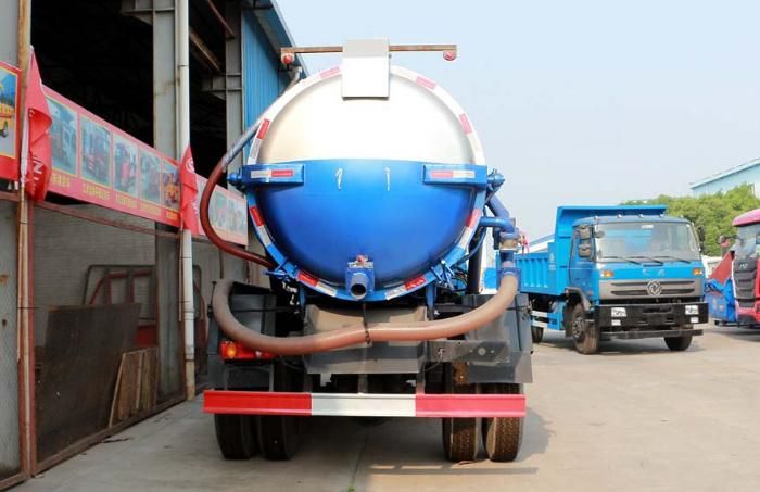 Dongfeng 10cbm 10000liters High Pressure Tank Truck 10tons Sewage Suction Vacuum Truck