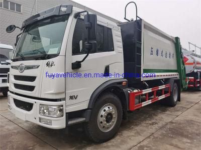 Factory Price FAW 4X2 14cbm 14m3 Compactor Garbage Collection Truck