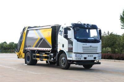 FAW 4X2 190HP 12cbm Refuse Compactor Garbage Waste Compressed Truck