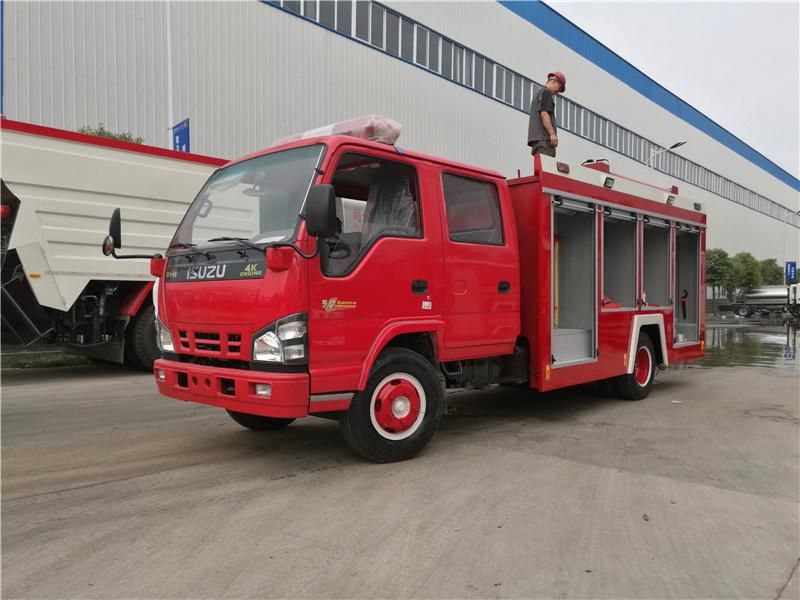 Isuzu 600p 4X2 3000liters Water Foam Fire Truck