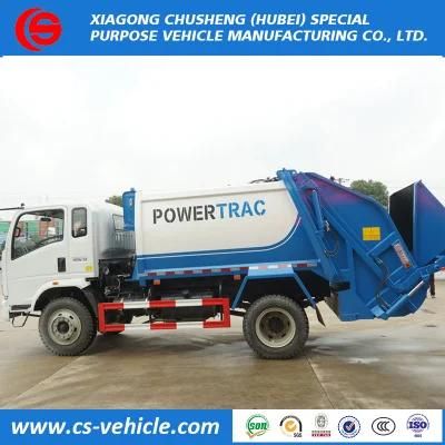 HOWO 4X2 10m3 Small Garbage Truck Used Garbage Compactor Truck