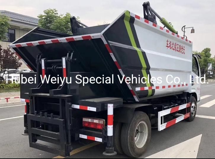 5m3 5cubic Meters Leak-Free Compressed Garbage Truck Waste Collecting Transit Rubbish Truck