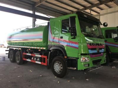 Sinotruk HOWO 6X4 20, 000L 20cbm Water Tanker Truck