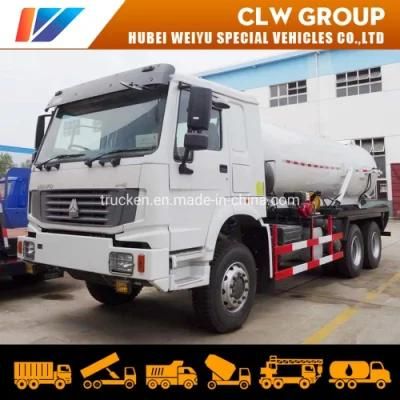 HOWO 6*4 Vacuum Tanker Truck High Pressure Suction Sewage Disposal Truck