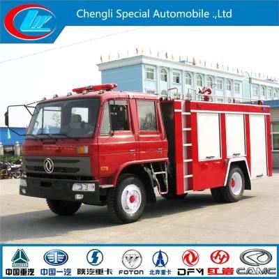 Dongfeng 4X2 Fire Truck 5 Cbm Water Tank Rhd