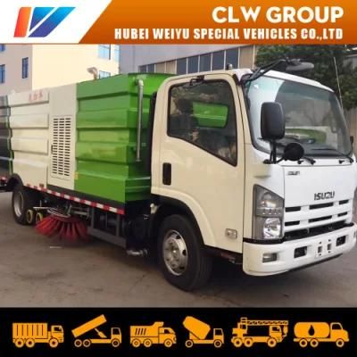 Isuzu Street Cleaning Sweeping and Washing Truck 5m3 Water Tank and 4m3 Garbage Tank