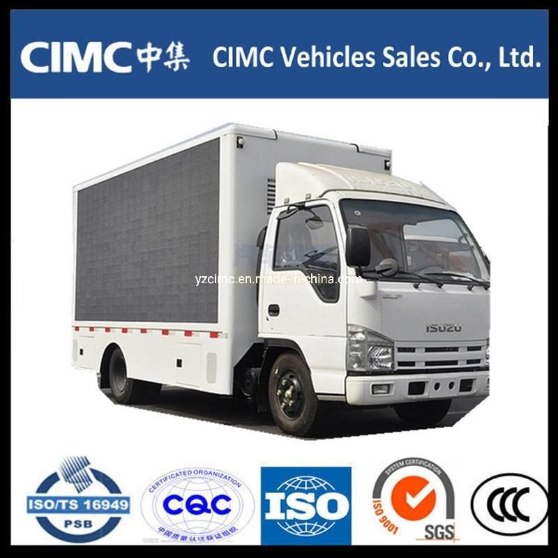 China Isuzu Nkr Nhr Npr Nqr 4kh1 Mobile Advertising LED Screen Truck