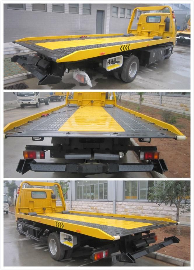 Light Duty 4t Car Carrier Rollback Flatbed Wrecker Tow Truck