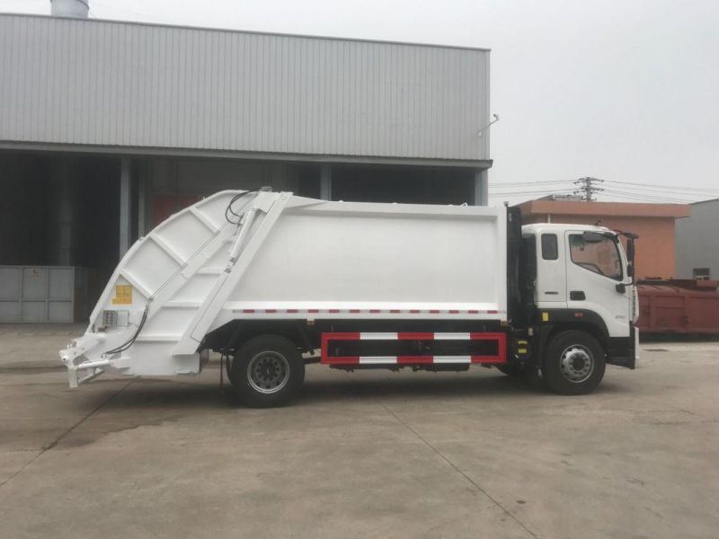 Factory Directly Selling Foton Auman 10m3 12m3 14m3 Capacity Compressed Garbage Truck 10 Ton 12ton Compactor Garbage Truck