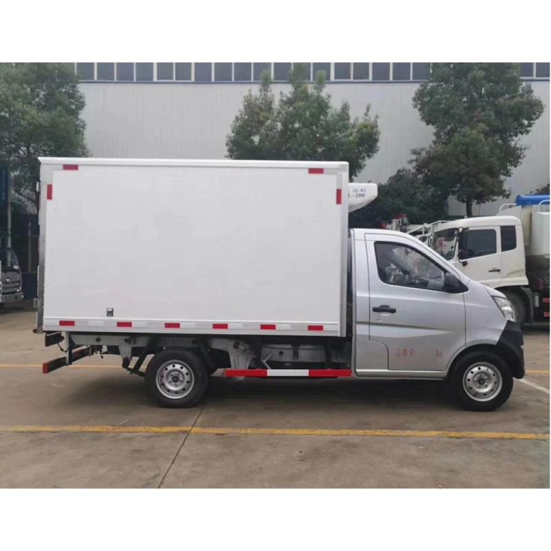 4*2 Changan Mini Refrigeration Truck, Refrigerator Van Truck, Mini Freezer Refrigerator Van Truck