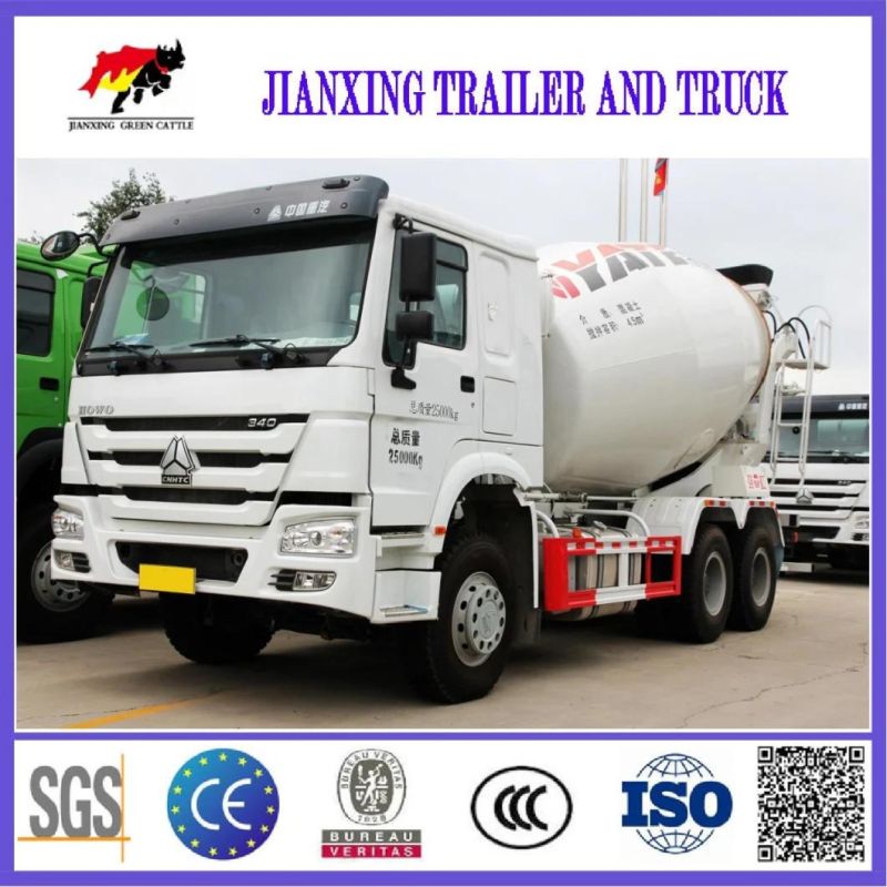 Popular Durable Diesel Sinotruk HOWO 6*4 12m3 Concrete Transport Mixer Truck in South America