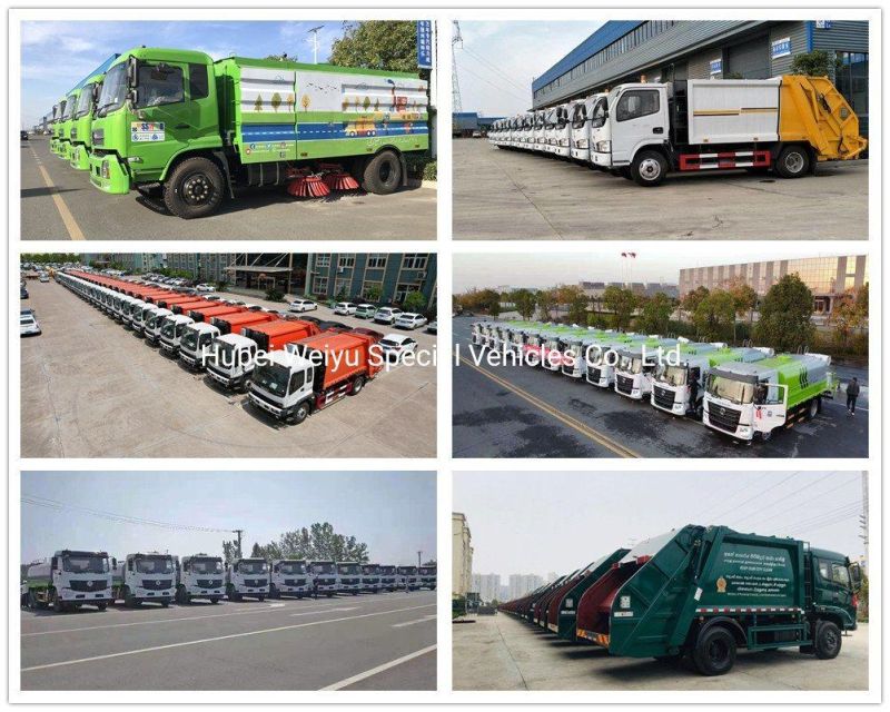 Bulk Order Dongfeng 5-6 Cubic Meters CNG Engine Compactor Garbage Truck Trash Compactor Vehicle Refuse Compression Truck for Sale