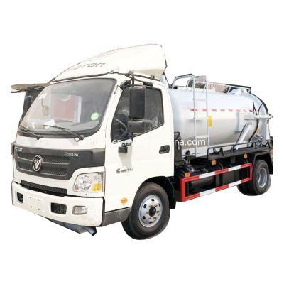 Foton Aumark Vacuum Sewage Suction Truck 4m3 5m3