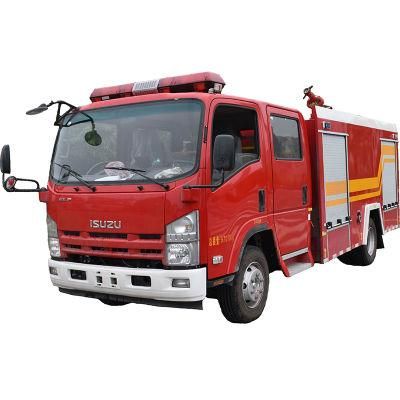 Hot Sale 700p 190HP Manual Double Cabin 4ton Capacity 4000L 1000 Gallons Fire Truck