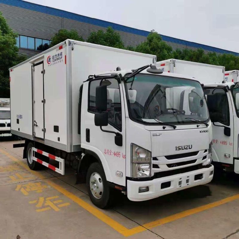 Japanese Tech I-Suzu Dual Temperature Control -15c Fresh, Frozen, Refrigerated, Fully Functional Refrigerated Truck Hot Sales