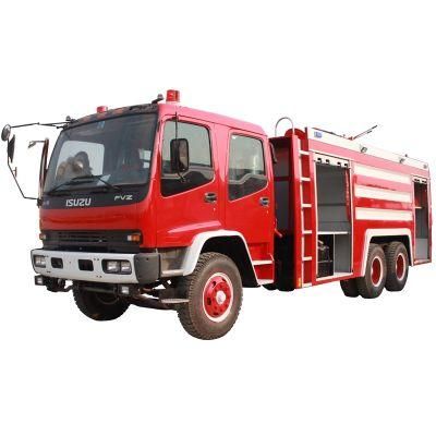 Japan Fvz Fire Fighting Truck Water Foam 8000L 15ton 6 Wheels 4X2 Fire Rescue Fire Truck
