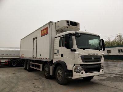 20 Ton HOWO 4X2 Van Frozen Refrigerator Truck for Food