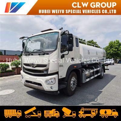 Foton Forland 15000liters 15cbm 15tons City Street Water Sprinkler Truck Water Spraying Truck Watering Cart with High Pressure Water Cannon