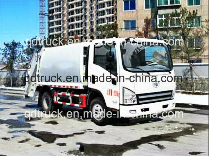 Small Compressed Garbage Truck/ 3-6m3 compactor garbage truck
