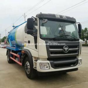 Foton 10000 Liters Vacuum Pump Sewage Suction Truck