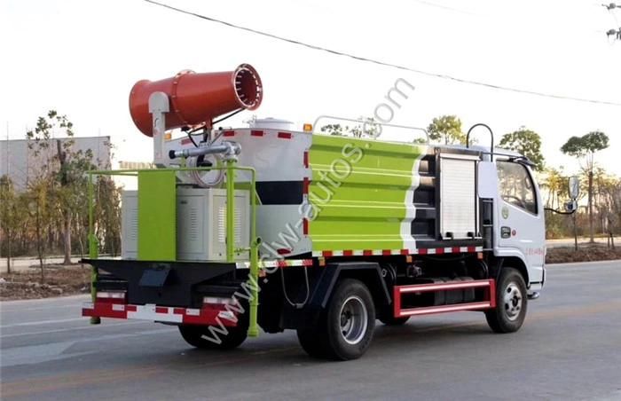 Dongfeng 5ton 5000liters 1300gallon Dust Suppression Truck Dust Control Water Sprayer
