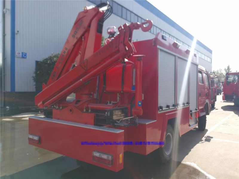 Dongfeng 4X2 Dlk Fire Rescue with Crane