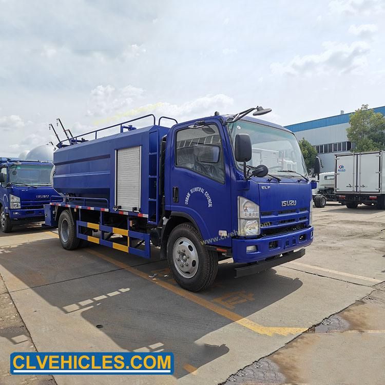 Isuzu 10000L 190HP Water Jetting Truck Sewer Sewage Suct Truck