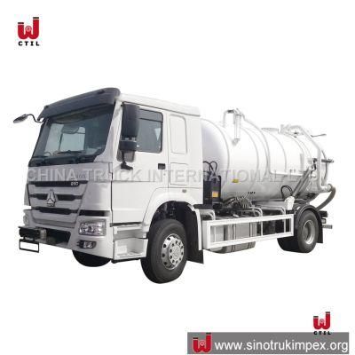 250-350HP Sinotruk 6 Wheel Used Sewage Suction Truck